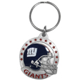 New York Giants Carved Metal Key Chain